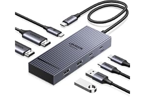 UGREEN Revodok Pro 10 Gbps USB-C-hubb, Dockningsstation Dual Dsiplay