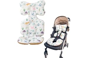KASTWAVE Toddler Carseat Head Body Support Cushion, Infant Car Seat Insert, Universal Seat Cushion for Pushchair, Ultra-Soft Toddler Seat Pad Babybody Support, Perfect for Carseats, Strollers, Swings
