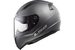 LS2, Casco Integral de Moto Rapid, Titanio, M