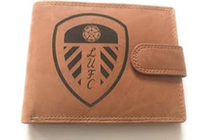 LEEDS UNITED F.C. Leeds United tan Leather Wallet RFID