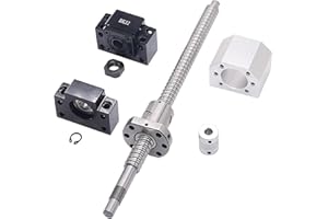 500mm Ball Screw SFU1605 Diameter 16mm,5mm Pitch with Metal Ball Screw Nut for CNC Machine