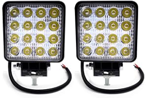 ‎BEILAN BeiLan Arbeitslichtleiste, LED-Scheinwerfer Auto-Off-Road-Licht Hilfslichter mit 48W LED-Lichtleiste für LKW, Pickup, Auto, ATV (2 Stück)