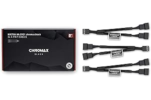 Noctua NA-SYC1 chromax.black, Cable Separador en Y (Negro)