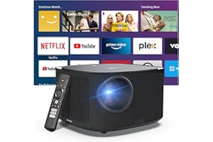 【Intelligente 】 Artlii Amento Proiettore 1080P Full HD, Auto Focus/Keystone, Proiettore 4K 5G Wifi Bluetooth Bidirezionale, Doppi Altoparlanti Dolby Audio, Netflix, YouTube, Prime Video Integrato