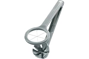 Westmark Taglia-uova, Pinza affettatrice, Lunghezza: 18,1 cm, Alluminio/Acciaio inox, Columbus, Grigio, 10602260