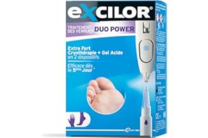 EXCILOR - Duopower - Extra forte per il trattamento delle verruche - Crioterapia e gel acido - Verruche di mani e piedi - Risultati visibili dal 5° giorno - Clinicamente provata