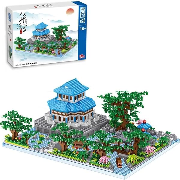 Adattatore TS100 Drone LULUFUN Set Costruzione Gatti - 6 Modelli Mini Blocchi Per Adulti E