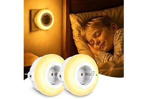 Klarlight 2 st LED-nattlampa, 1 800 K, ögonvänlig