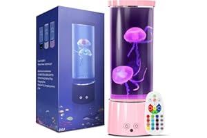 ‎AONESY AONESY Lavalampe Groß Quallen Lampe - 17 Farben Einstellung Quallen Aquarium Lava Lamp, Home Office Zimmer Desktop Dekoration Nachtlicht für Kinder Freunde Liebhaber Geburtstag Geschenke