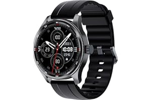 TOOBUR Smart Watch Men Women Alexa Built-in, Answer Make Call, IP68 Waterproof, Heart Rate/Step Counter/Sleep Tracker/100 Sports Run Swim, Fitness Sport Watch Compatible Android iOS, Metal Bezel