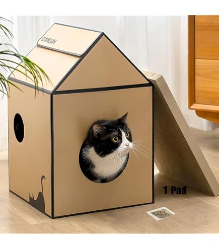 ZTIKSNYU Katzen Hngematte Schreibtisch Mit Decke & Spielzeug  Belastbar  Bis 22 Kg