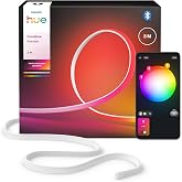 Philips Hue OmniGlow 3 m mikro LED şerit, 2700 l&uuml;men, atmosfer ve parlak renk, esnek i&ccedil; aydınlatma, eşit ışık, kesilebilir, u
