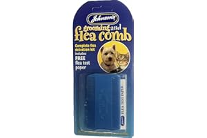 Johnsons Flea & Grooming Comb + Flea Detection Kit,