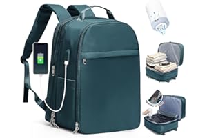 SZLX Sac à Dos Sous Vide Bagage à Main Pour Femmes, Sac à Dos Airbag Avec Système De Vide Pour Le Voyage, Ryanair Travel Ruscksack Taille Cabine Avec Pompe étanche Valise Sous Vide Pour Homme