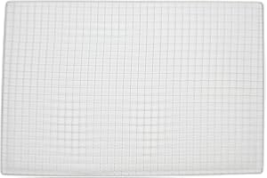 EASYBYMALL Grille de barbecue en acier inoxydable - Grille de rechange pour camping, barbecue, extérieur, pique-nique (45 x 30 cm)