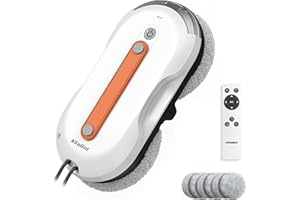 AlfaBot X7 Pro – Robot Lavavetri Automatico con Spruzzatura Bilaterale • Navigazione Intelligente • Serbatoio Extra Large • Ideale per Vetri, Piastrelle e Superfici Lisce