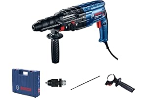 Bosch Professional: młot udarowo-obrotowy GBH 240 F (790 W, energia udaru 2.7 J, wymienny uchwyt SDS plus, ogranicznik głębokości, walizka)
