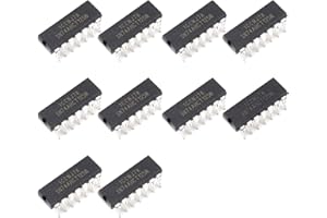 Bridgold 10pcs SN74AHCT125N SN74 Quadruple Bus Buffer Gates with 3-State Outputs IC DIP-14.