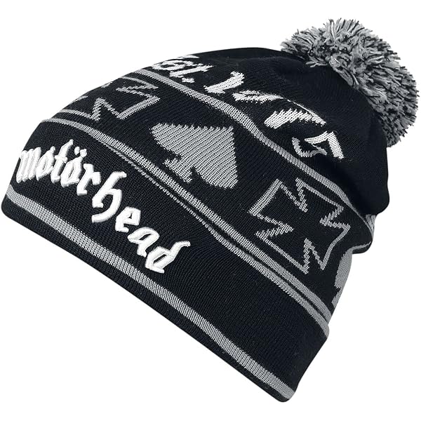 Motörhead Born To Lose Jersey Beanie Unisex, Basco In Cotone Nero, Merch Ufficiale Della Band - 4