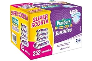 Salviette Pampers Progressi Sensitive Super Scorta - 252 Piezas
