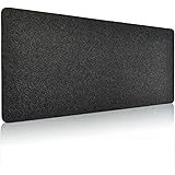 DAWNTREES Tapis de Bureau en Feutre,Grand Tapis de Souris,(100X40CM) Gamer Mouse Pad,3mm D'épaisseur, Tapis de Clavier et de 