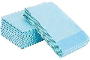 TBM 50 x Inkontinenz Bettlaken Einweg Inkontinenz Betteinlagen 50 Stück für Erwachsene Kinder 60x60cm Saugunterlagen Inkontinenz Matratzenschoner