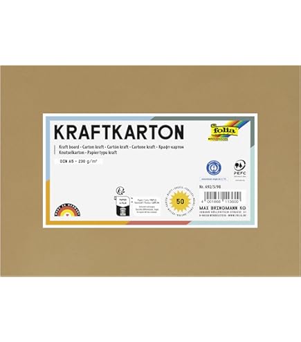 Clairefontaine Kraftpapierblock A5 braun 100 Blatt online bestellen | MÜLLER