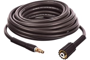 TECHKAR Karcher Hochdruckreiniger Zubehör K2 Ersatzschlauch - Karcher Ersatz-Schlauch - 200bar Kompatibel mit Karcher K2 K3 K4 K5 K6 K7 - M22 - Click Connect - 5m Schlauch