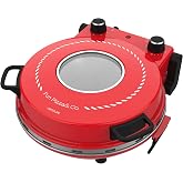 Cecotec Electric Pizza Oven Pizza Maker Fun Pizza &amp; Co Mamma M&iacute;a Window+. 1200W, Temperature of 15min, Kitchen up to 400&ordm;C, A