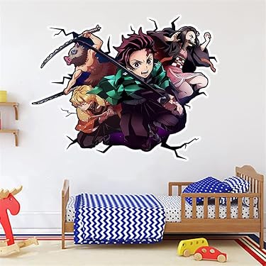 Sticker Mural Graffiti 100x58cm - Déco Chambre Ado - Autocollant 3D Personnalisable - Tjapalo