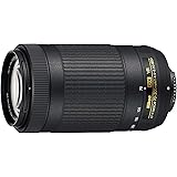 JAA829DA AF-P DX 70-300 mm f/4.5-6.3G ED VR Lens - Black - Angle of view is 22°50′-5°20′