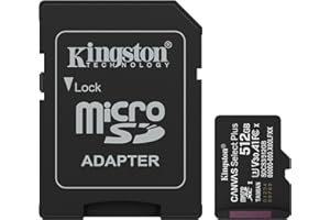 Kingston Canvas Select Plus Karta pamięci microSD 512GB microSDXC Gen3 150MB/s A1 Adapter SD w zestawie - SDCS3/512GB