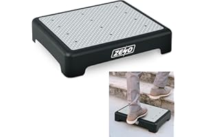 ZENO Half Step Stool for Elderly | Portable Stepper Mobility Aid with Non Slip Surface | Disability Step Riser Ideal for Doorstep, Bathroom & Toilet | Outdoor & Indoor Door Step Up