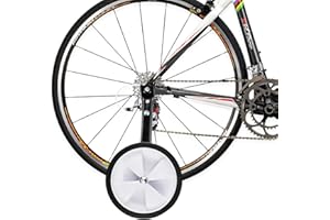 RHHGHY Universal Kids Bicycle Balance Stabiliser Mounted Kit, Adjustable, for 16-22 inch Bikes, Black