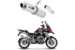 DOMINATOR EXHAUST SYSTEM DOMINATOR Silenciador Escape deportivo ST compatible con R1200GS 2013-2018