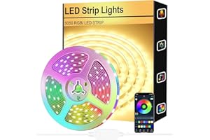 FUPT Ruban Led 2M, RGB Bande Led 5050 RGB Decoration Chambre, Led Chambre Lumineuse Flexible Multicolore, utilisé pour la décoration de maison de chambre à coucher