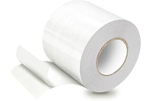 HONGTAISHENG Ruban de Réparation pour Bâches en Tissu, Patchs de Bâche, Ruban de Bâche, PE, 10M*8CM, pour Bâche de Camion, Auvent, Tente, Transparent