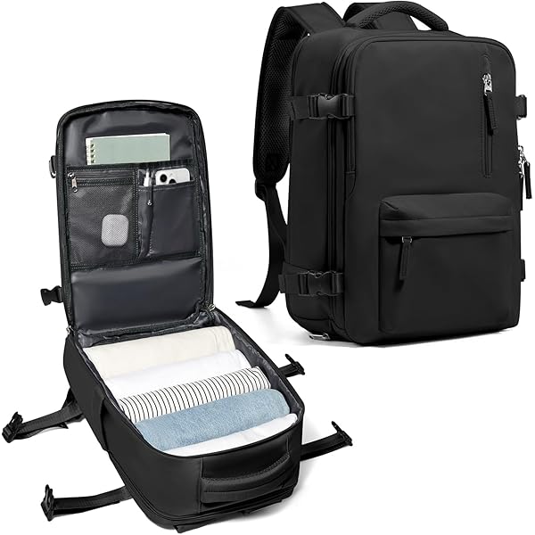 ZHXX Reisrugzak met vliegtuigcabine 40x30x20, cabinerugzak voor Ryanair, reistas Ryanair 40x30x20, waterdicht, handbagage met laadaansluiting en anti-diefstal tas, blauw