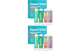 GZGRYTRC 8Pcs Nasal Inhaler, Portable Herbal Inhaler Stick for Quick Relief, Refreshing Nasal Spray for Office, Study, Travel, and Allergy Symptoms, Lung Cleansing Nasal Inhaler