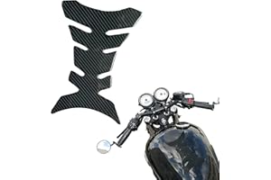 BOTUK 1PCS Universal Motorbike Stickers Fishbone Shape Durable Motorcycle Tank Protector Reduced ash buildup Fuel Tank Pad for Most Motorcycles