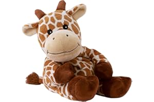 BP JUGUETES Peluche Térmico, Peluche Terapéutico con Aromaterapia de Lavanda: Relleno de Semillas, Apto para Microondas, Calor y Frío, Ideal para Niños y Adultos (JIRAFA)