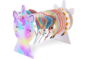 Unicorn Castle Haarreif Ständer Haargummi Aufbewahrung Haarschmuck Kinder Headband Holder Organizer