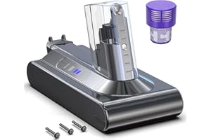 Homesuit V10 Battery, 3900 mAh SV12 Replacement Battery for Dyson V10 Animal, Absolute, Motorhead, Original Compatible with Dyson Vacuum Cleaners (Not for SV10)