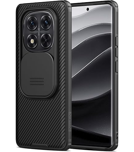 Yojiong Handyhülle Für Xiaomi Redmi Note 14 Pro 4G – Stoßfest, Carbon-Textur, Mit Erhöhtem Rand