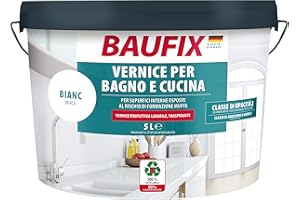 Baufix Vernice per Bagno e Cucina, Bianc, 5L