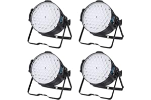 ‎BETOPPER BETOPPER LED Par Scheinwerfer Bühnenlicht 54 x 2w Kalt/Warmweiß Lichteffekte Beleuchtung Partylicht mit DMX512 LED Par Strahler für Kirche, Bar, Party, Studio, Theater (4 PCS)