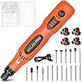 GALAX PRO 3.6V Lithium Ion Mini Cordless Rotary Tool Kit, 3 Adjustable Speed, USB Charging Cable and 31 Accessories for Drilling, Grinding, Cleaning, Polishing and Carving