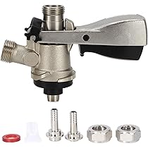 DEWIN Kegverschluss Zapfkopf - 304 Edelstahl Für Hausbrauer & Bierabgabe