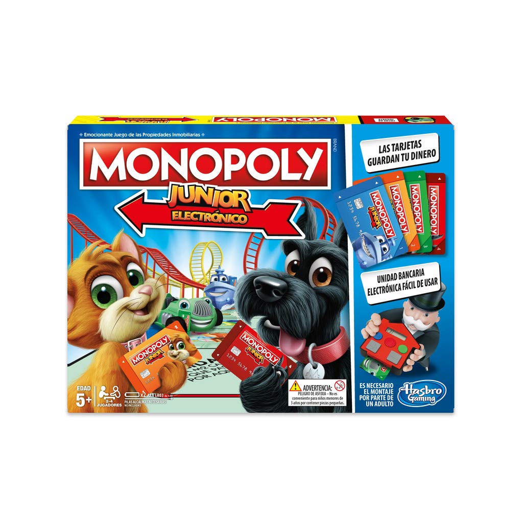 Monopoly- Junior Electronico (Versión Española) (Hasbro E1842105) - Imagen 8