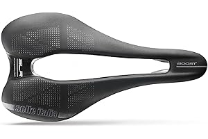 Selle Italia, SLR Boost Superflow Ti316, MTB y Road Bike Sillín - para hombres y mujeres, color negro